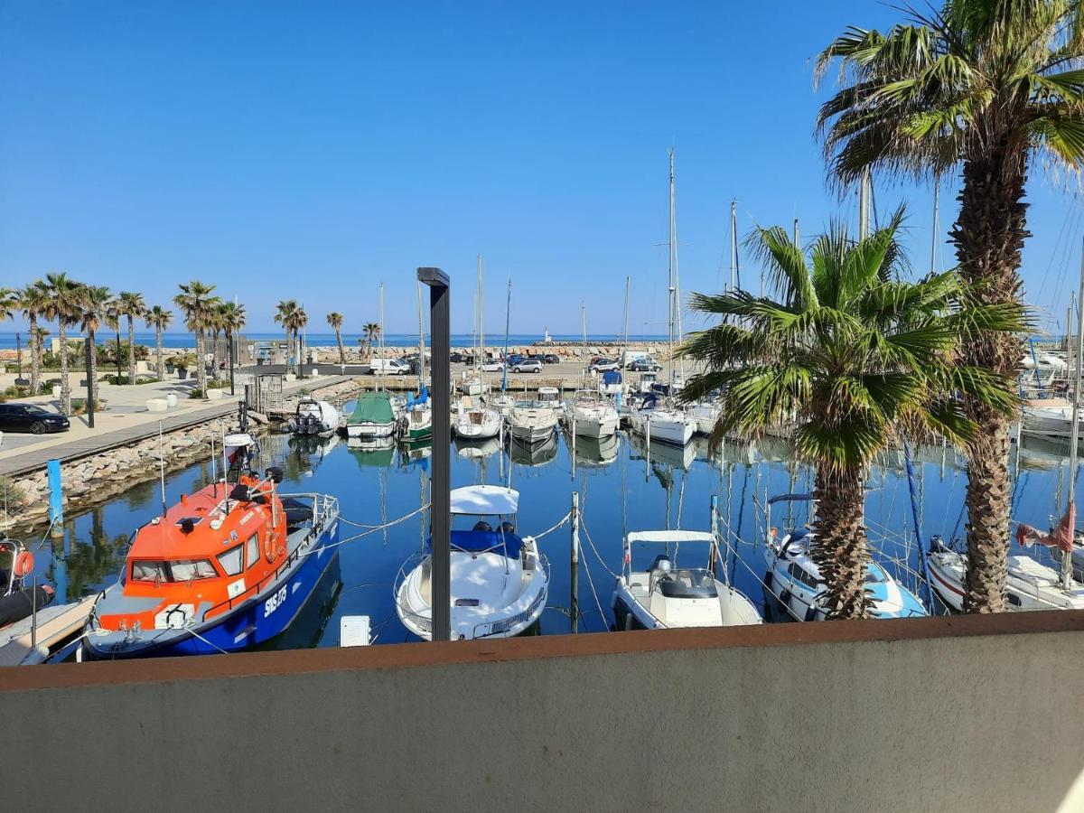 Au Barcares, Vue Magnifique Sur Le Port Et La Mer Leilighet Le Barcarès Eksteriør bilde